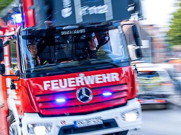 Baumaschine beschädigt Leitung - Gasaustritt in Kulmbach