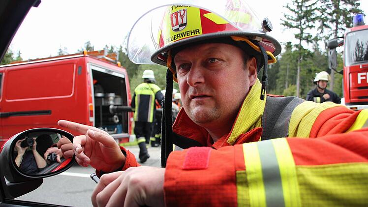 Christian Wick hatte die Einsatzleitung im Bereich Ölschnitzsee