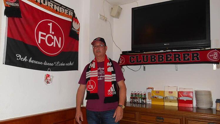Horst Haas in seiner Glubb-EckeFoto: Walter Hanslok