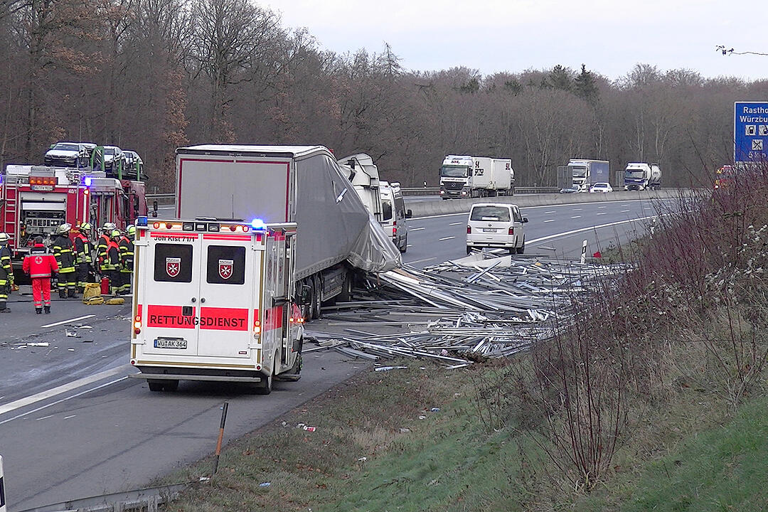 Tödlicher Lkw-Unfall auf der A3