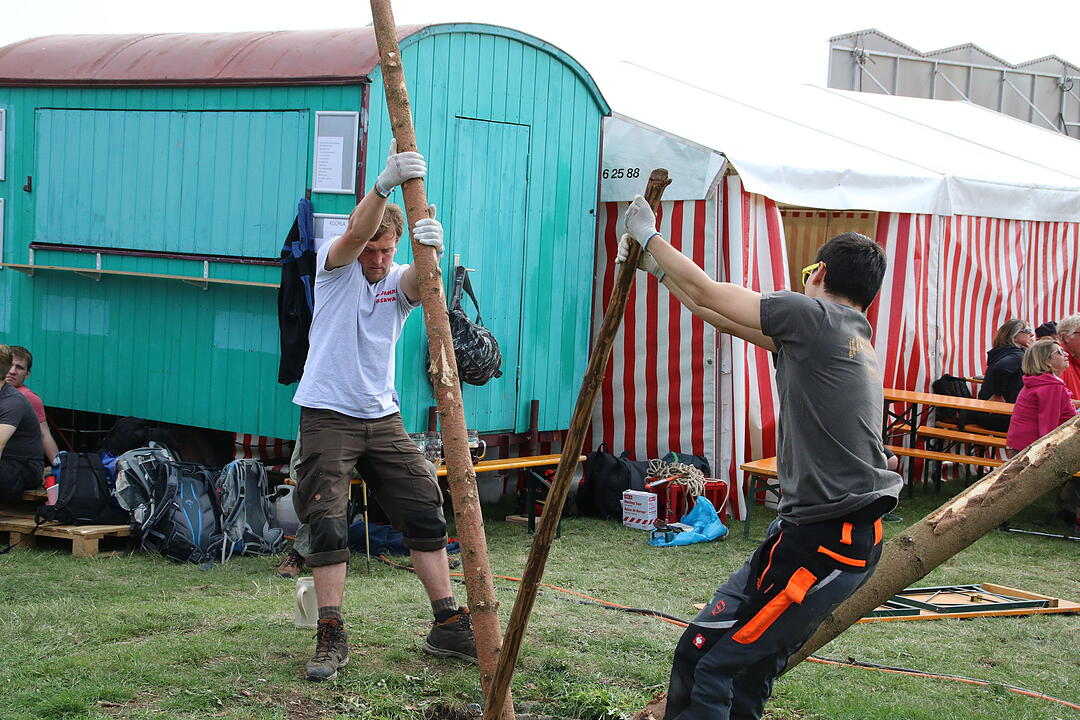 Walberla-Fest 2018: Bieranstich und Baumstellen auf dem Walberla