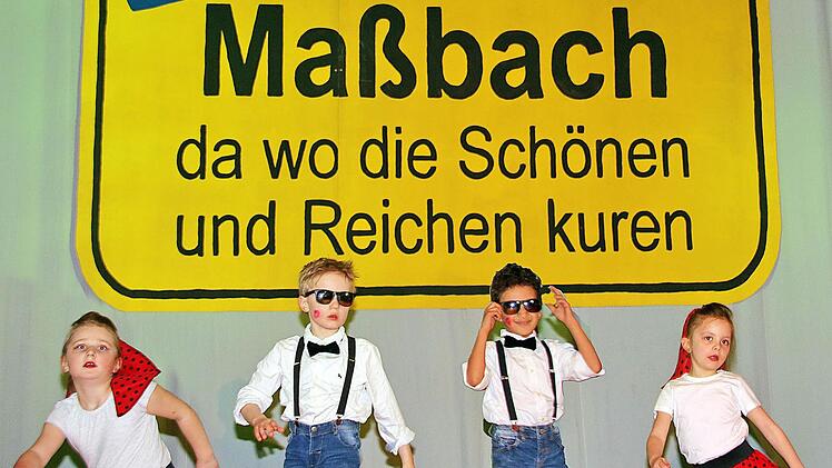 Bad Maßbach, da wo die Schönen und Reichen kuren." Foto: Dieter Britz