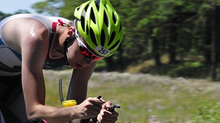 Julian Pistor auf der Radstrecke. Foto: Karl Heinz Weber