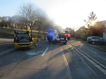 Unfall Feilitzsch. Foto: Polizei