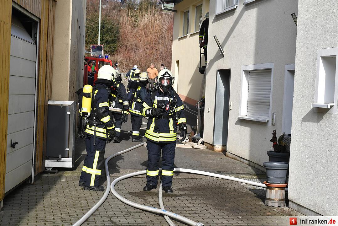 Zimmerbrand in Bischberg