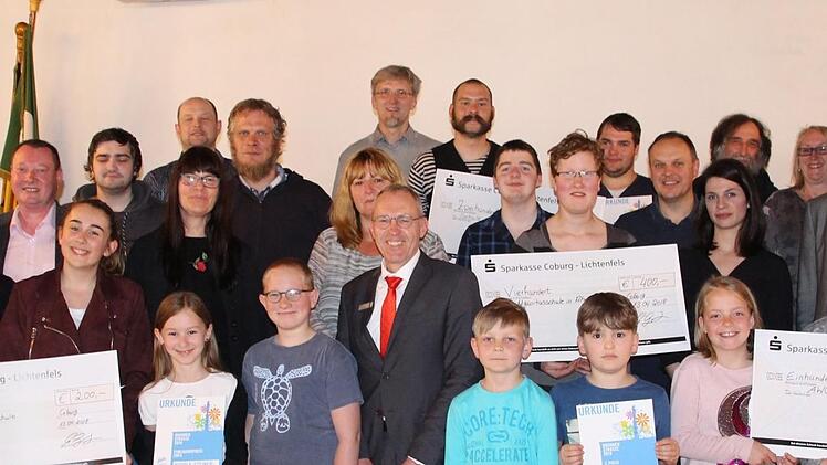 Die Gewinner der 18. Coburger Brunnenstra&szlig;e. Fotos: Julian &Uuml;belhack