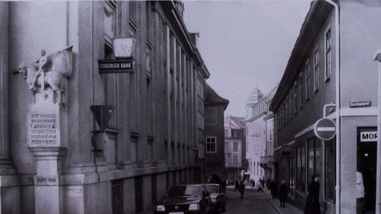 So sah es in der Georgengasse in Coburg im Jahr 1982 aus.Foto: CT-Archiv