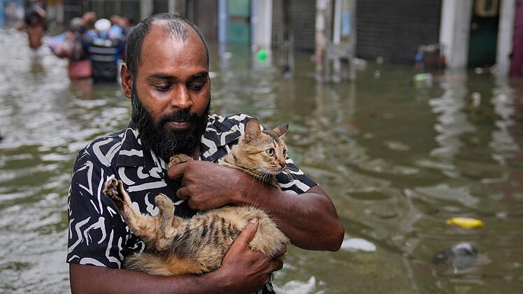Überschwemmungen in Sri Lanka