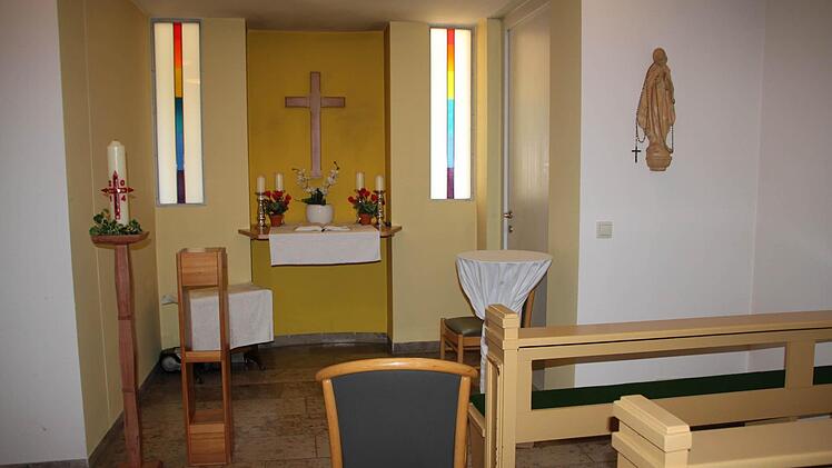 ... und zwar in einer kleinen Kapelle. Hier werden regelmäßig Gottesdienste angeboten. Foto: Ulrike Müller