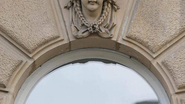 Detail an der Levermann-Villa im Schießgraben