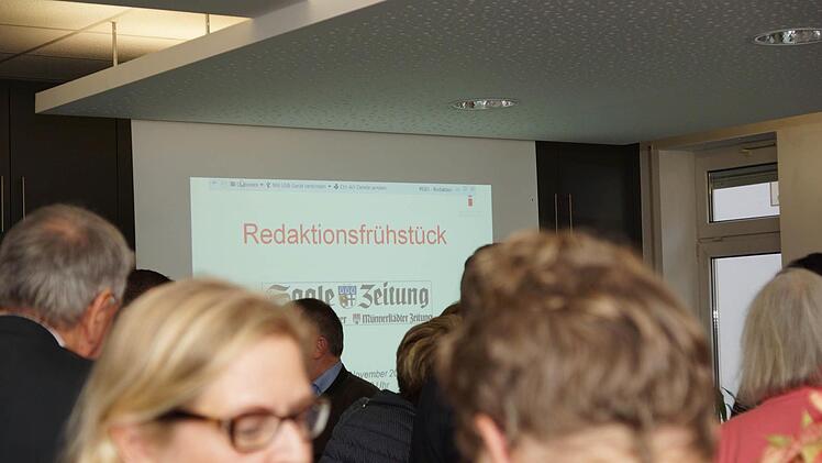 Redaktionsfrühstück der Saale-Zeitung November 2016 Foto: Arkadius Guzy