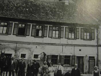 Das Herzoghaus in alter Zeit (Originalfoto im Besitz von Gottlieb Honold)