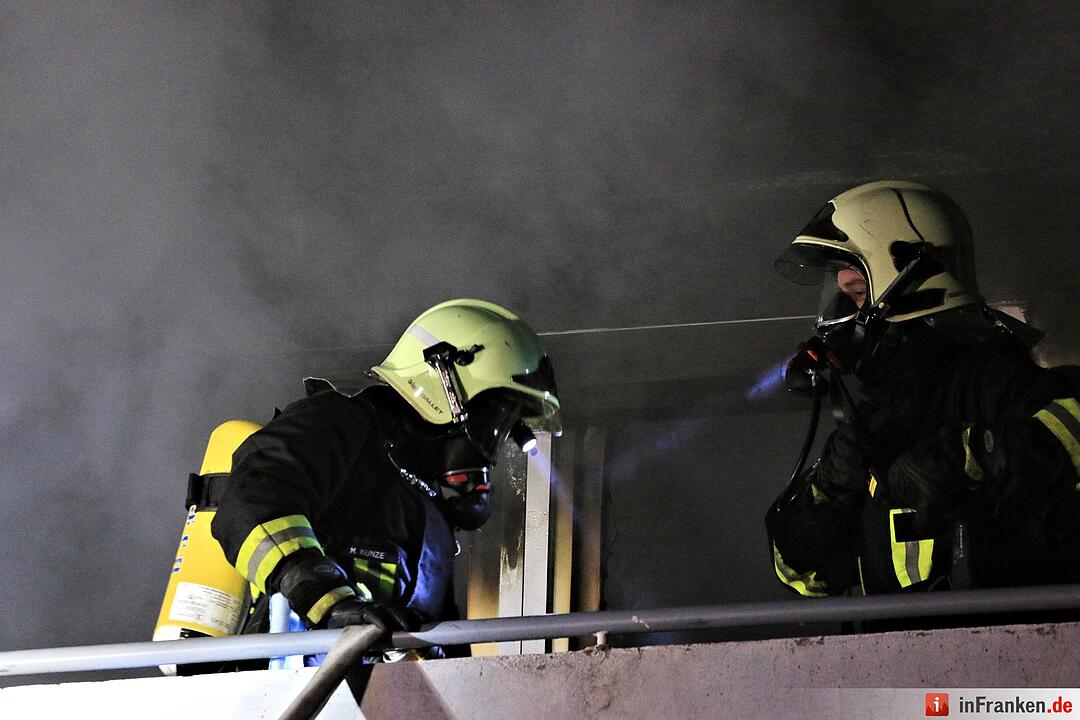 Brand in Mehrfamilienhaus in Memmelsdorf