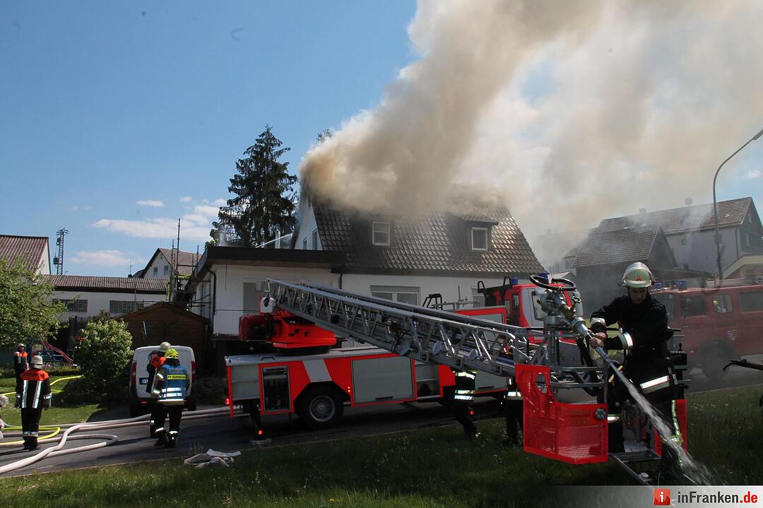 Feuer in Schneckenlohe