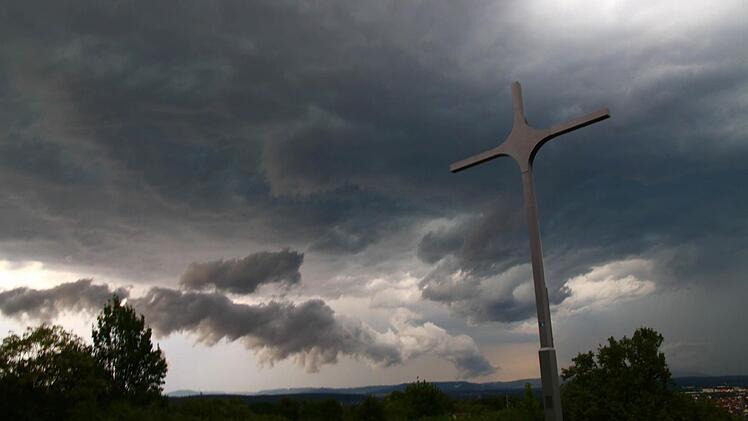 Ein Unwetter tobte am 22. Juli über Bamberg und den Landkreis Foto: Fedinand Merzbach