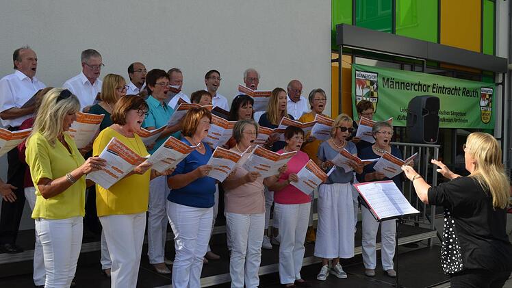 Auf dem Chorfest  in Reuth Foto: Sonja Hoffmann