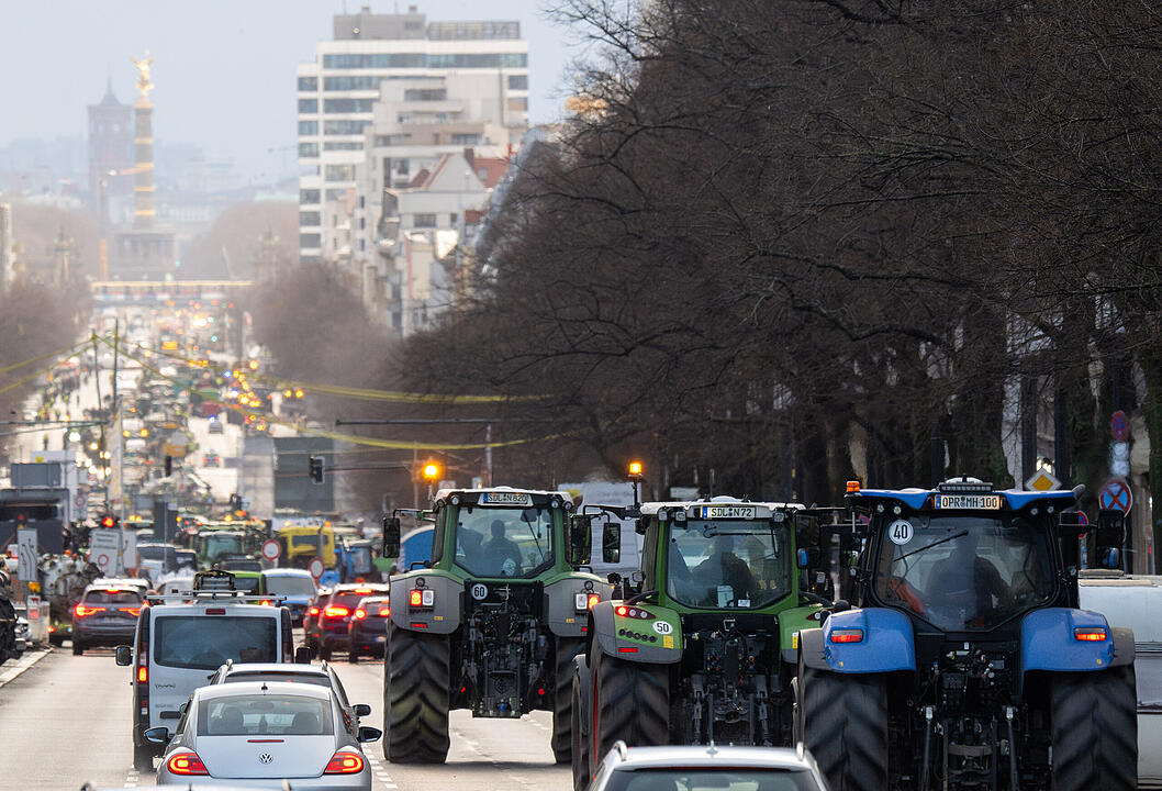 Bauernproteste - Großkundgebung in Berlin