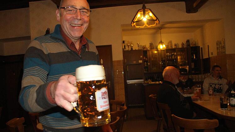 Hans Heller ist begeistert von der "Wirtshaus-Kerwa".