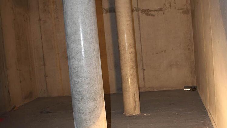 Innenansicht: Die Räume sind noch kahl...