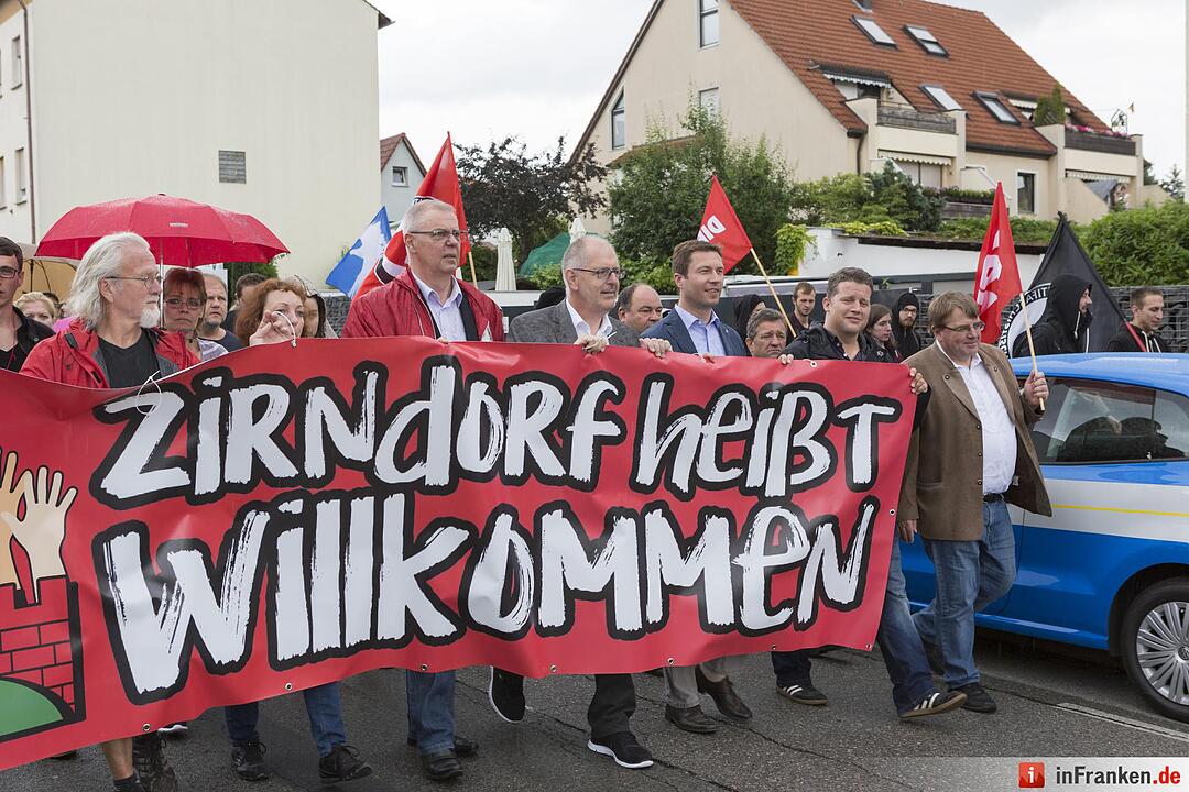 Demonstration gegen Rechts in Zirndorf