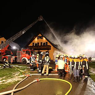 Brand in Kunreuth (Kreis Kulmbach)
