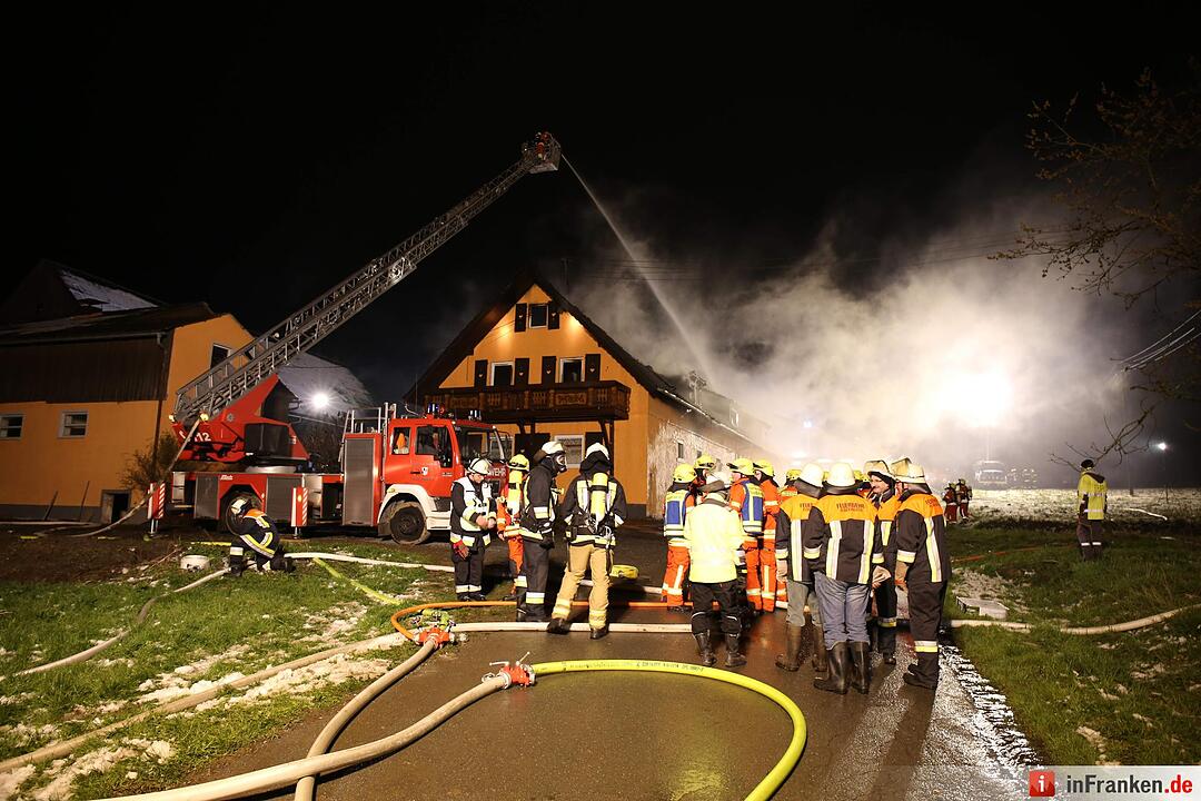 Brand in Kunreuth (Kreis Kulmbach)