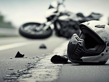 Motorrad, Motorradunfall, Unfall mit dem Motorrad