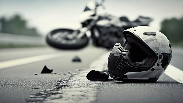 Motorrad, Motorradunfall, Unfall mit dem Motorrad