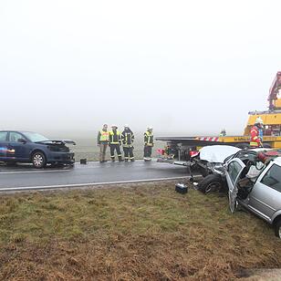 Mehrere Verletzte nach Unfall bei Ermershausen