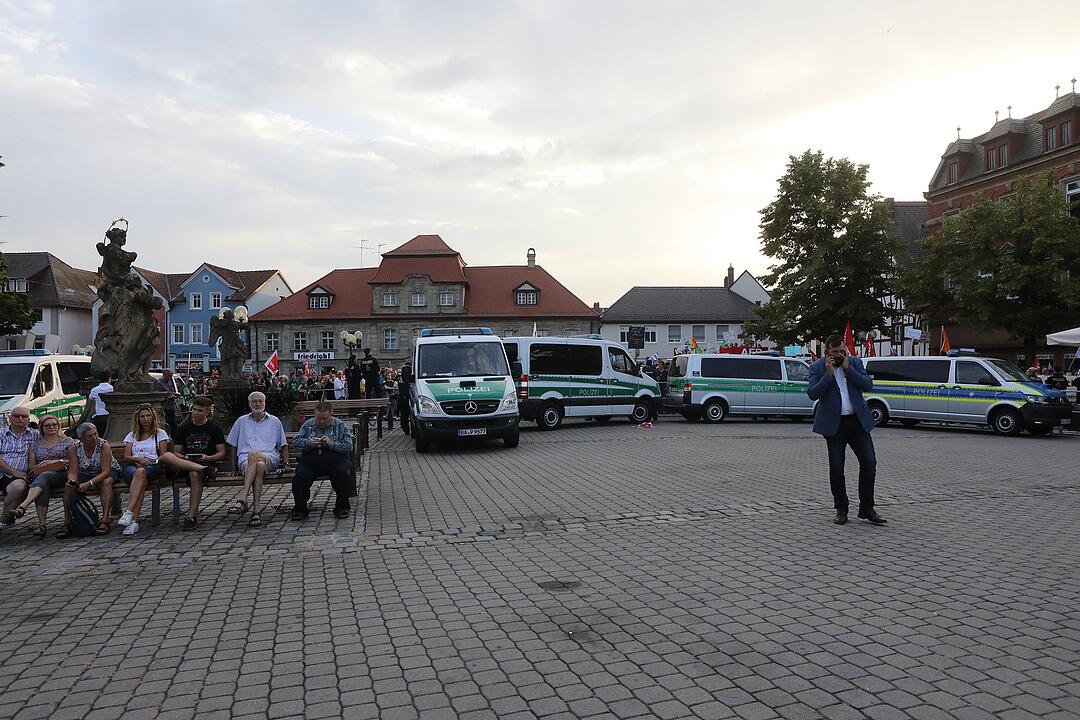 Björn Höcke in Forchheim: Demonstrationen gegen AfD-Politiker