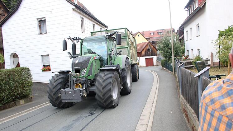 Durch den Umleitungsverkehr kann es nicht nur in Fölschnitz eng werden. Foto: Jürgen Gärtner