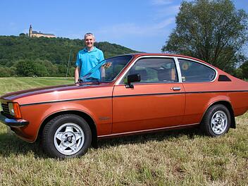 Stefan Popp aus Schönbrunn wird mit seinem scheckheftgepflegten Opel Kadett, Baujahr 1979, am Oldtimertreffen teilnehmen. Matthias Einwag