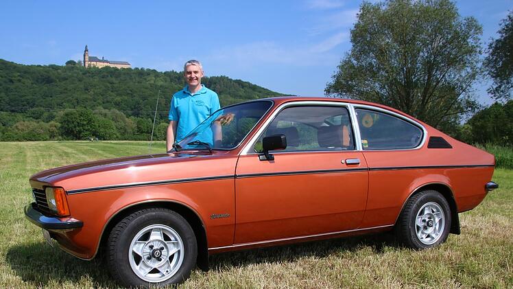 Stefan Popp aus Schönbrunn wird mit seinem scheckheftgepflegten Opel Kadett, Baujahr 1979, am Oldtimertreffen teilnehmen. Matthias Einwag