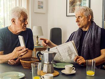 Im "Tatort: Unverg&auml;nglich (2)" ermittelten Ivo Batic (Miroslav Nemec, links) und Franz Leitmayr (Udo Wachtveitl) am Ostermontag privat.