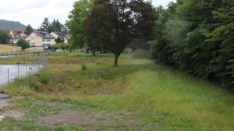 Hier wird die Atemschutzübungsanlage der Feuerwehr zusammen mit der Kronacher Feuerwache entstehen. Foto: Marco Meißner