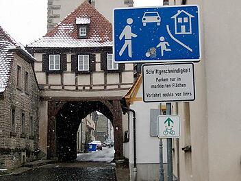 Mainbernheim - die Verkehrsüberwachung ist ein Streitthema. Foto: Marina Zimmermann