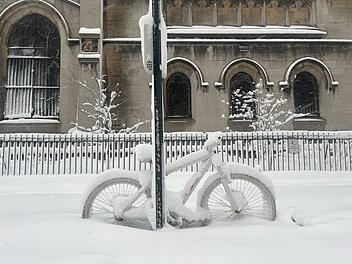 Winterwetter in New York
