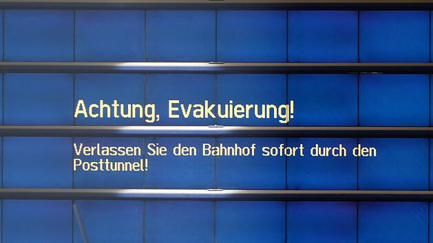 Explosion am Augsburger Hauptbahnhof