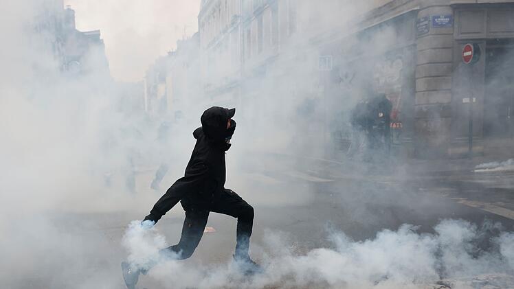 Proteste in  Rennes