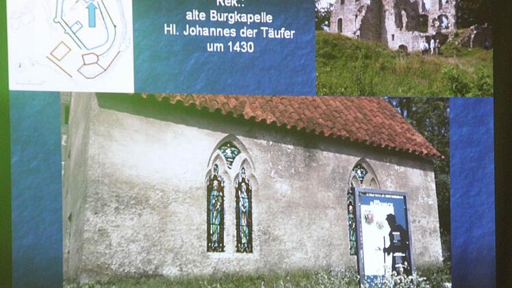 Johannes dem Täufer war die Burgkapelle der Raueneck geweiht.