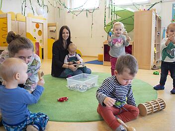 Je mehr Personal in Kitas zur Verf&uuml;gung steht, desto intensiver kann die p&auml;dagogische Arbeit gestaltet werden - Fachkr&auml;fte sind jedoch auch im Raum Lichtenfels Mangelware.  Foto: BRK Landesverband