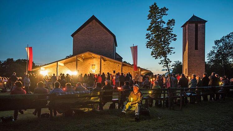 Lichterfest am Maria Ehrenberg  Foto: Jürgen Hüfner