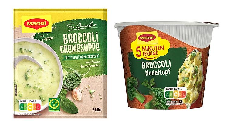 Vorsorglicher Rückruf von MAGGI 5 Minuten Terrine Broccoli Nudeltopf und MAGGI Für Genießer Broccoli Cremesuppe
