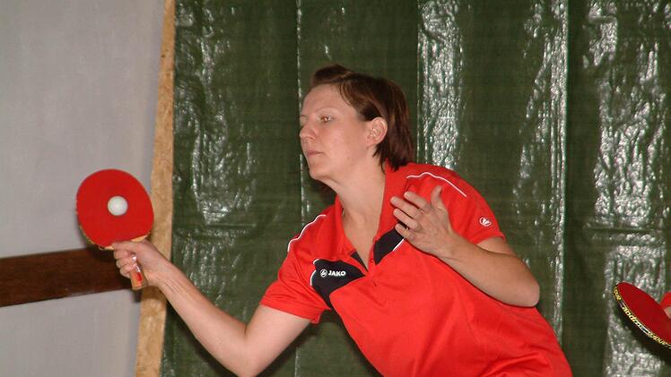 Melanie Neubauer vom TSV Windheim blieb beim hohen Sieg beim Schlusslicht im Einzel und Doppel ohne Niederlage. Foto: Hans Franz