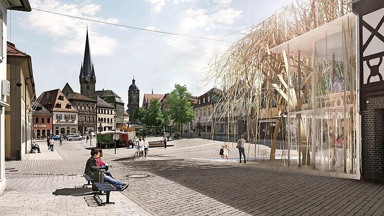 Das Konzept des Architekten Peter Haimerl soll Tradition und Moderne verbinden. Eine filigrane Stahlkonstruktion, die an Weiden erinnert, verbindet sich mit einem transparenten Glasbau. Foto: privat