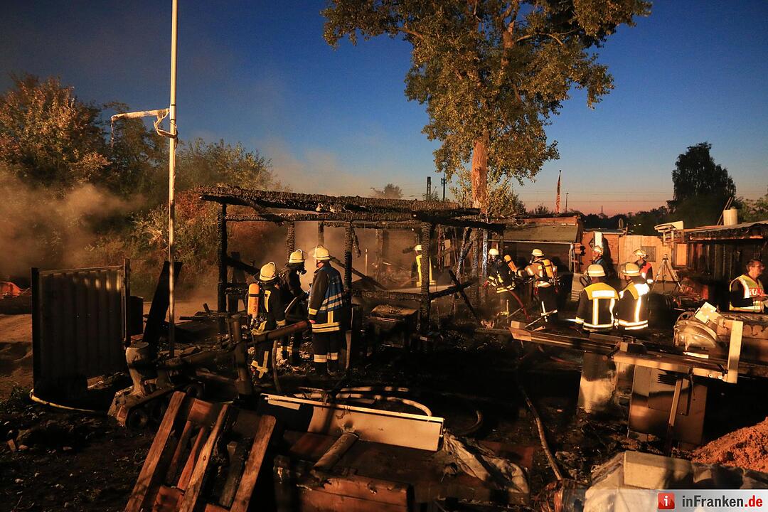 Feuer in Bamberg - Mann erleidet schwerste Verletzungen