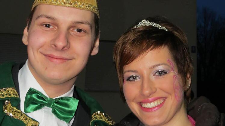 Das Prinzenpaar Tobias I und Bianca II