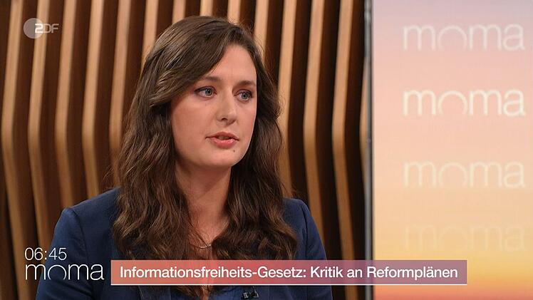 Katharina Nocun von "LobbyControl" &uuml;bte im ZDF-Morgenmagazin harte Kritik an der geplanten Reform des Informationsfreiheitsgesetzes.