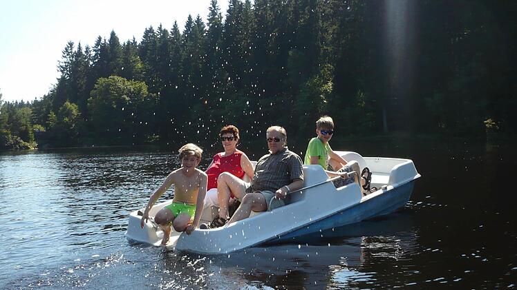 Abkühlung am Fichtelsee