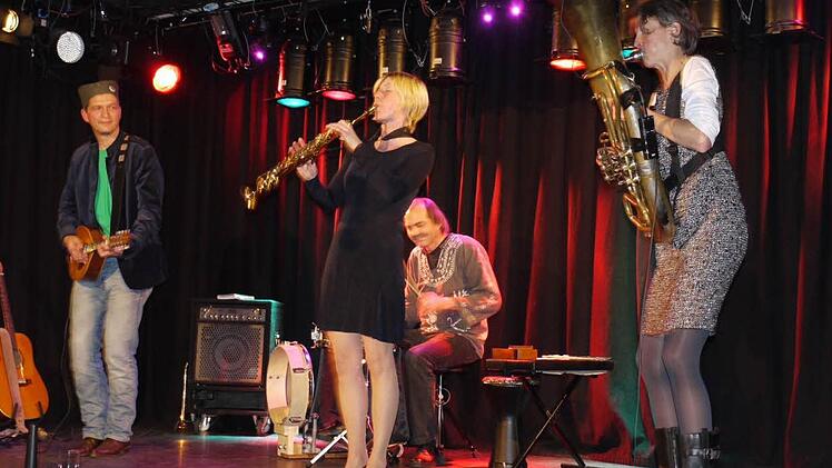 Die   vier Musiker von Sirba im Jungen TheaterFoto: Lindner